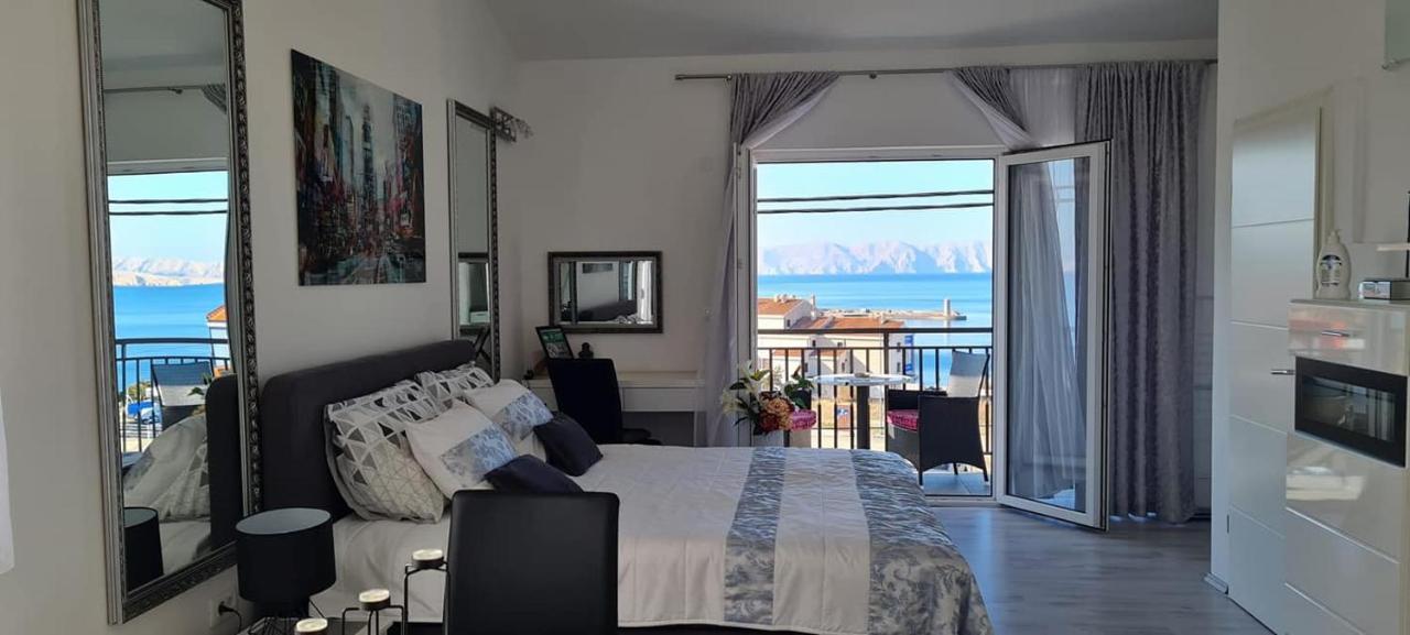 Beautyful Sea View 6 Luxury Studio Danijela 1 Сень Экстерьер фото