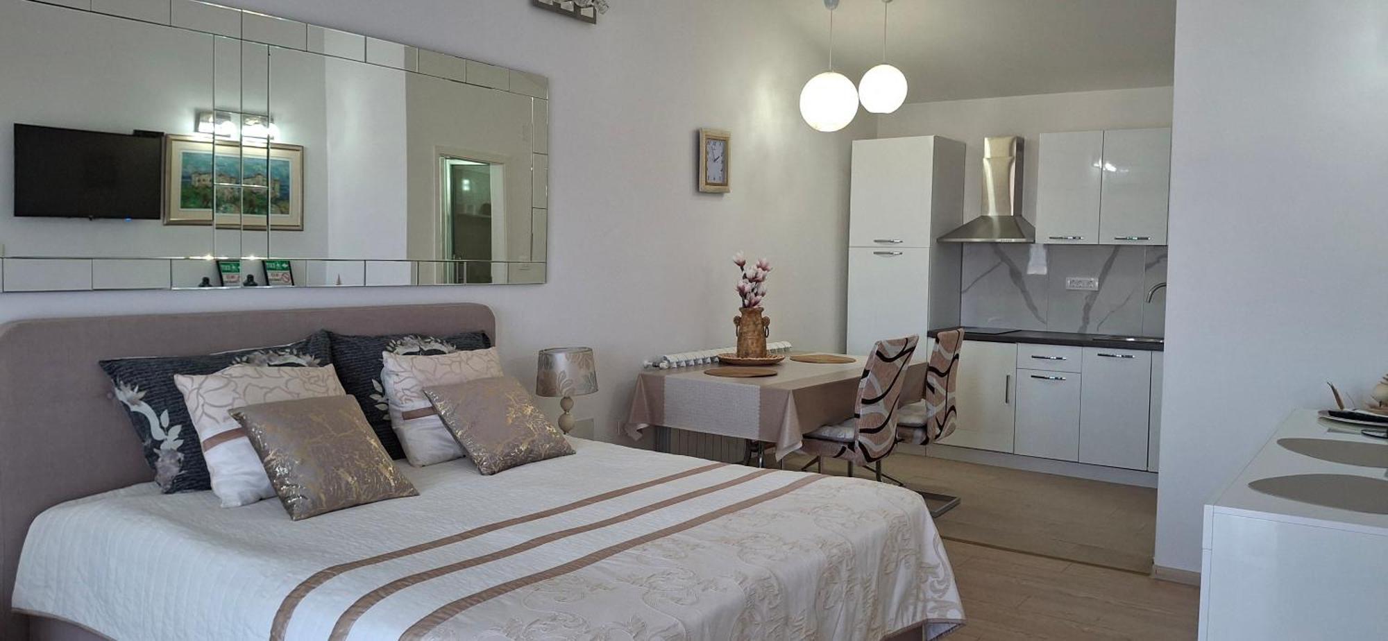 Beautyful Sea View 6 Luxury Studio Danijela 1 Сень Экстерьер фото